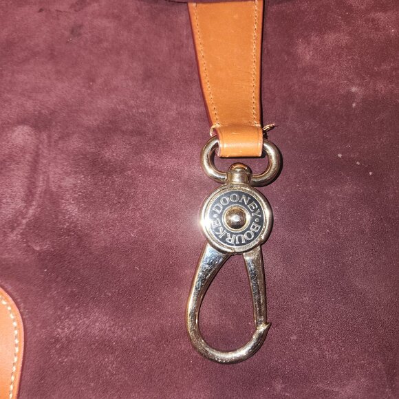 DOONEY & BOURKE~Burgandy Suede Hobo Bag - Picture 3 of 6